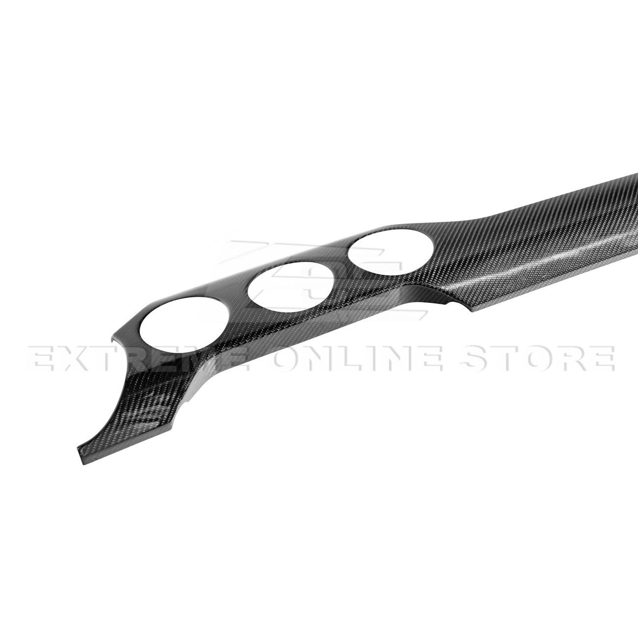Ford Mustang S550 Factory Style Dry Carbon Fiber Dashboard Panel Trim 3 AC 2015-2023
