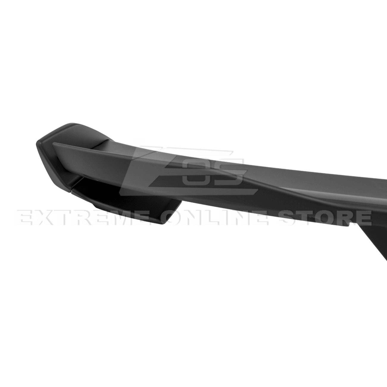 Ford Mustang S550 Dark Horse Style Black Rear Trunk Lid Wing Spoiler with Wickerbill 2015-2023