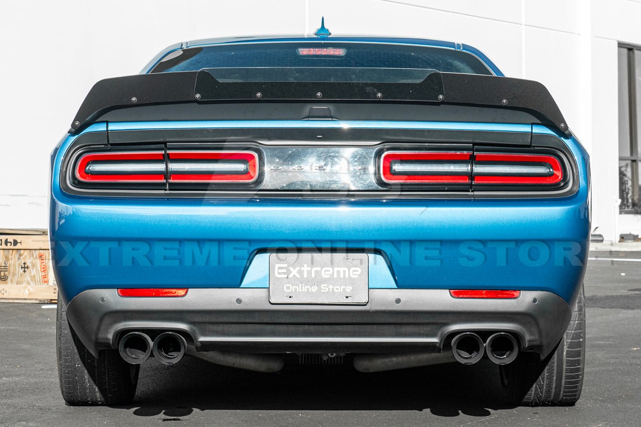 Dodge Challenger SRT Hellcat Redeye Track Package Matte Black Wickerbill Spoiler 2008-Up