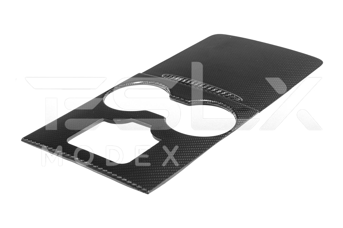 Tesla Model 3 Model Y Carbon Fiber Interior Center Console Cover 2020-2024