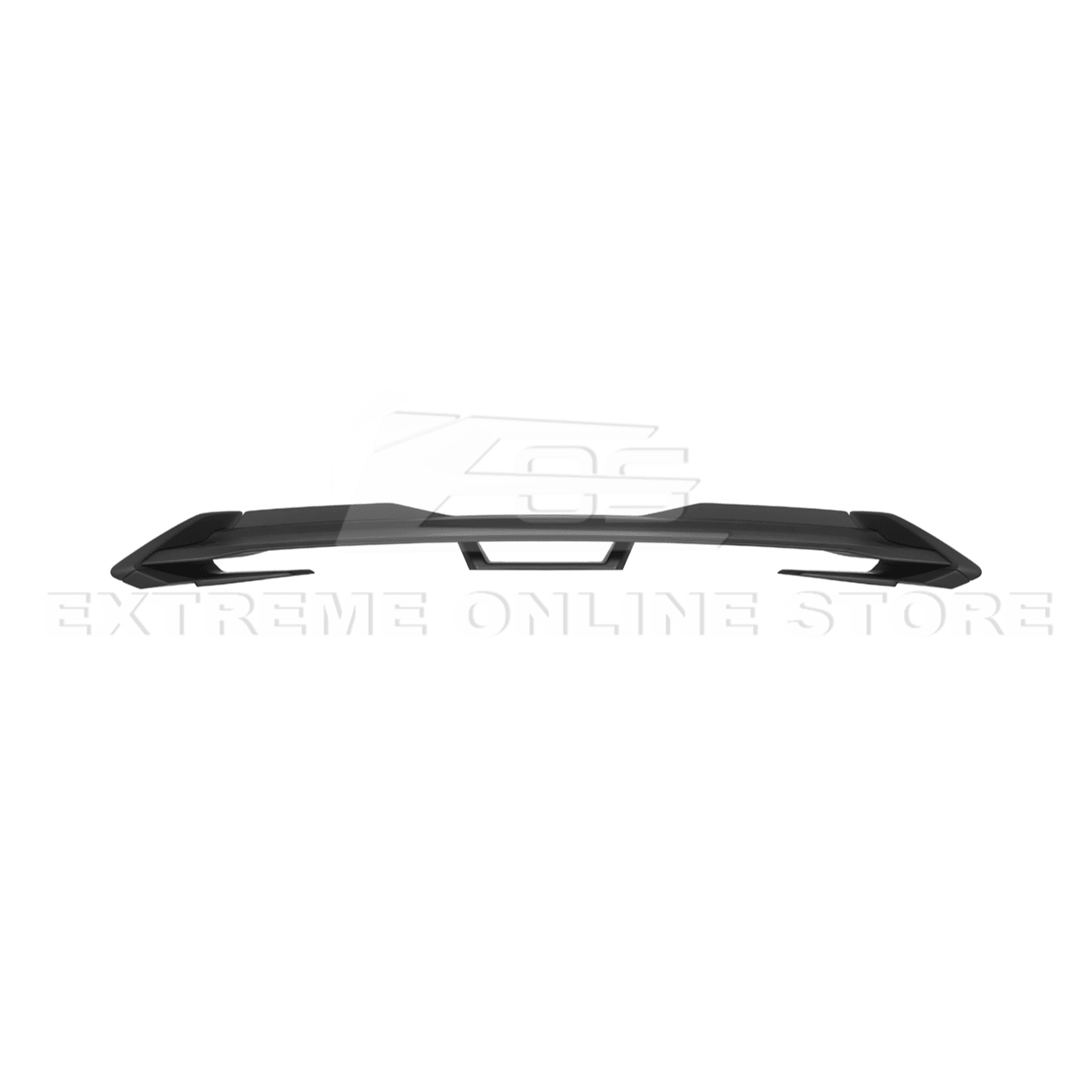 Ford Mustang S550 Dark Horse Style Black Rear Trunk Lid Wing Spoiler with Wickerbill 2015-2023