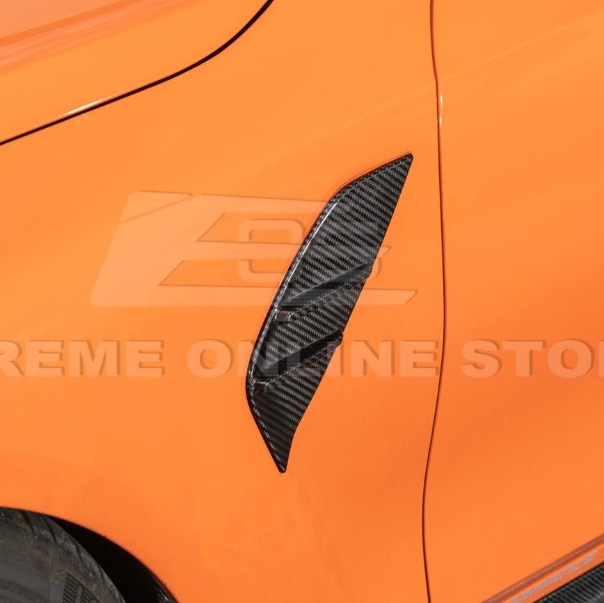 BMW G80 M3 Dry Carbon Fiber Factory Replacement Side Fender Vent Covers 2021-Up