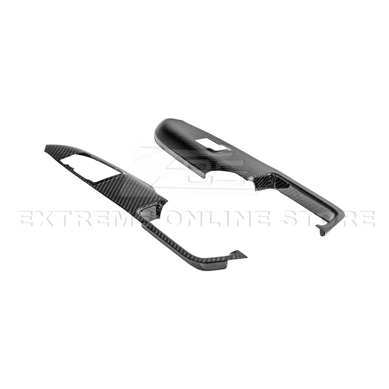 Ford Mustang S550 Dry Carbon Fiber Side Door Glass Lifting Panel 2015-Up