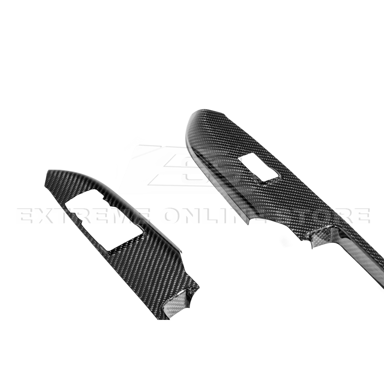 Ford Mustang S550 Dry Carbon Fiber Side Door Glass Lifting Panel 2015-Up