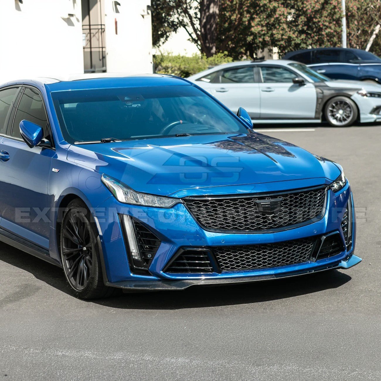Cadillac CT5-V Blackwing Carbon Fiber Front Splitter Side Wheel Arch 2020-Up