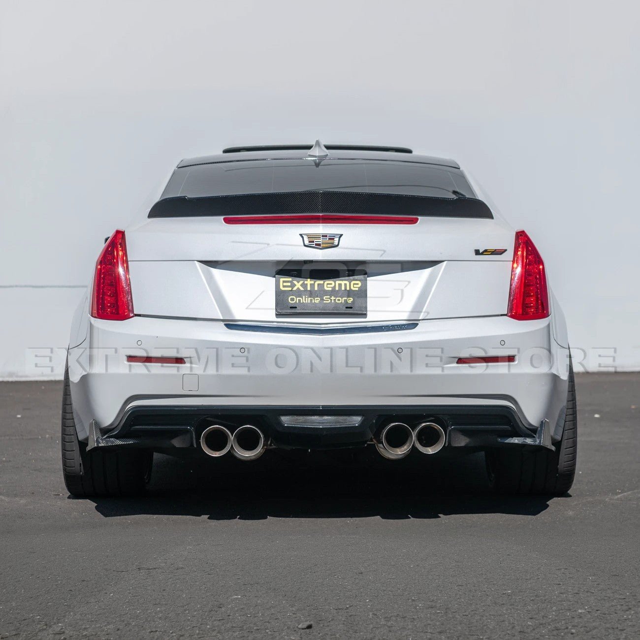 Cadillac ATS-V Coupe Carbon Fiber Rear Trunk Lid Wing Spoiler 2016-2019