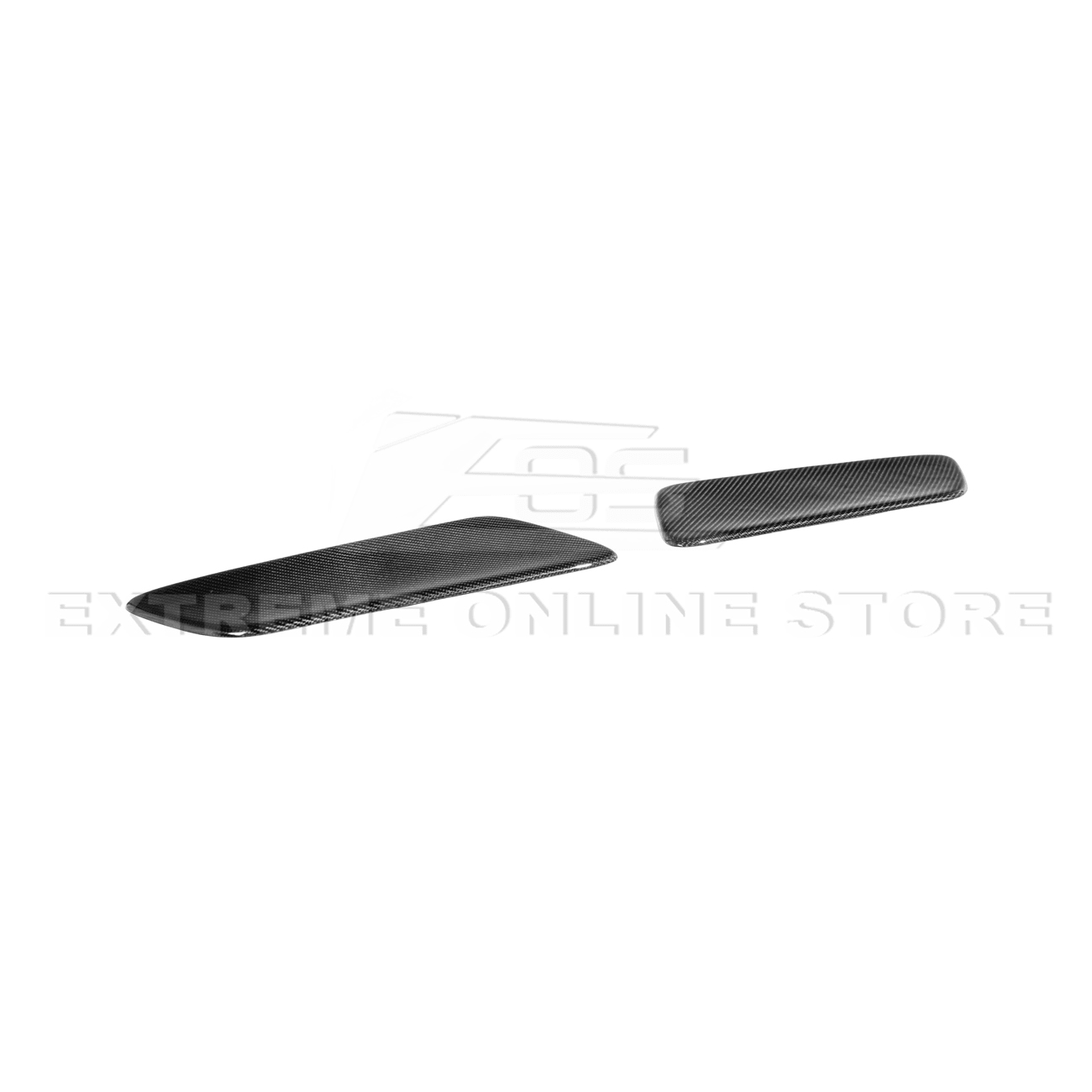 Ford Mustang S550 Factory Style Dry Carbon Fiber Rear Seat Decorative Panel Trim Cover 2015-2023