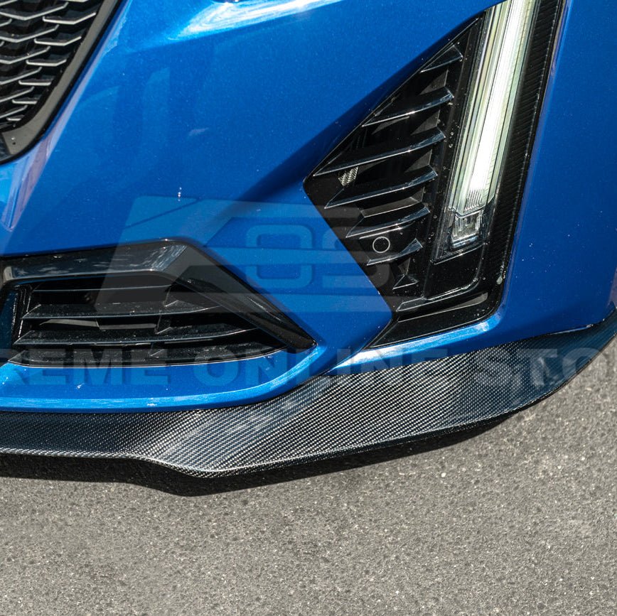 Cadillac CT5-V Blackwing Front Lip Splitter and Winglets 2020-2024