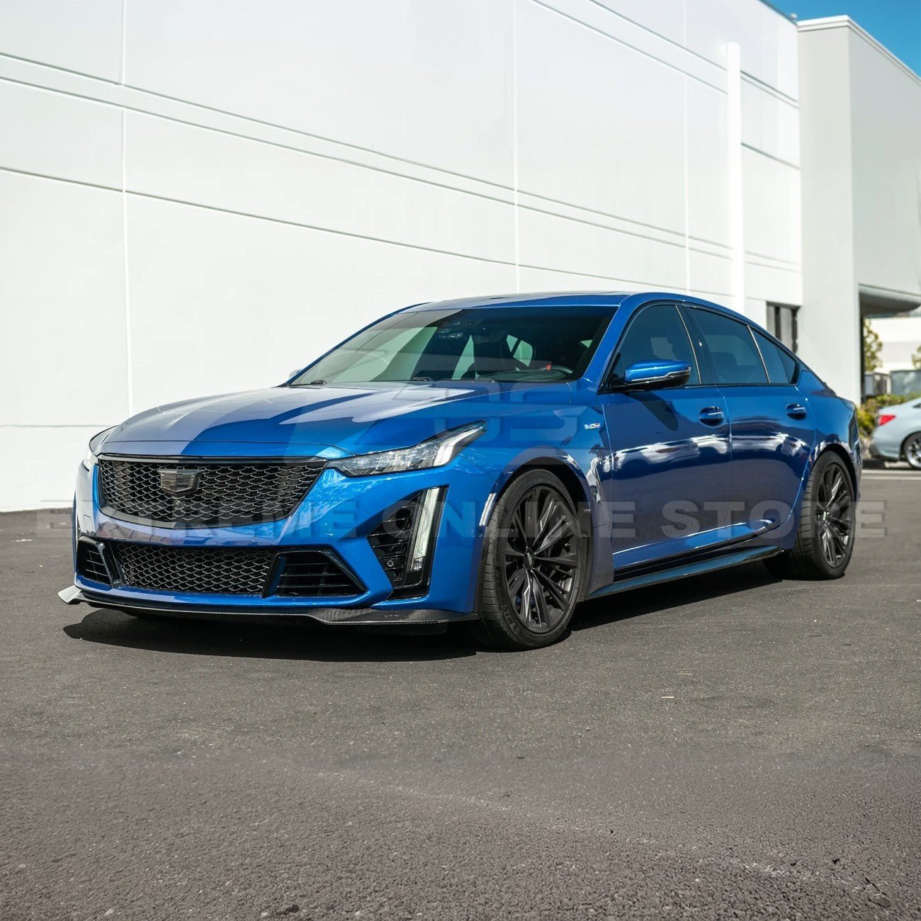 Cadillac CT5-V Blackwing Carbon Fiber Front Splitter Side Wheel Arch 2020-Up