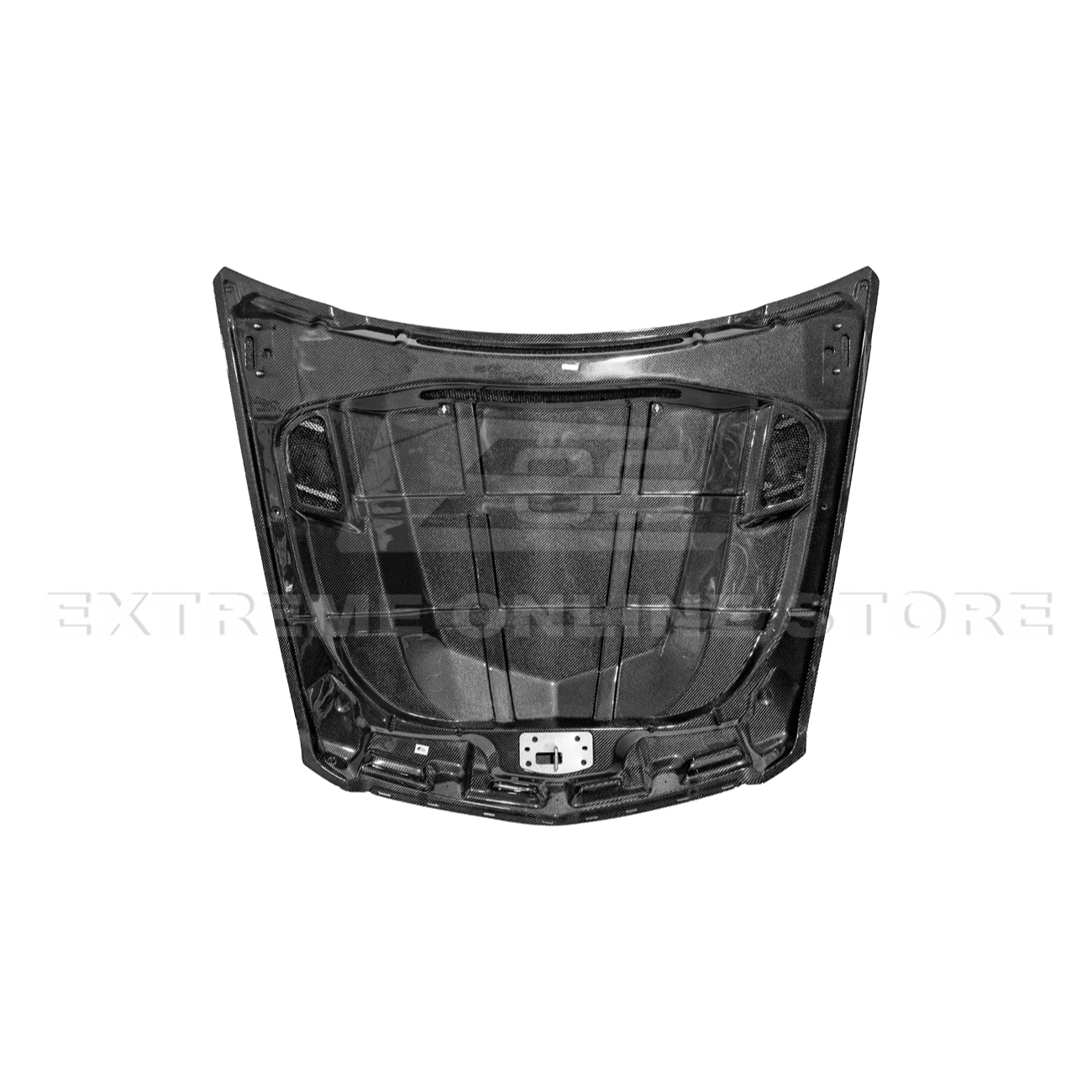Cadillac CTS-V Double Sided Carbon Fiber Middle Vented Hood 2009-2015