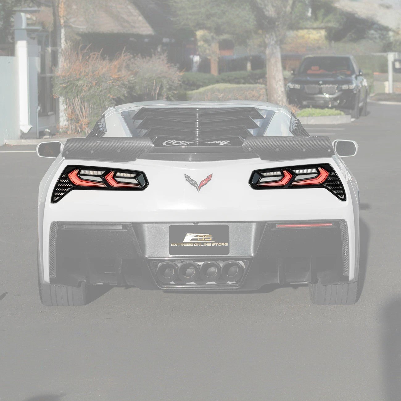 Chevrolet Corvette C7 GM Factory Style Smoke Clear Lens Rear Taillight 2014-2019