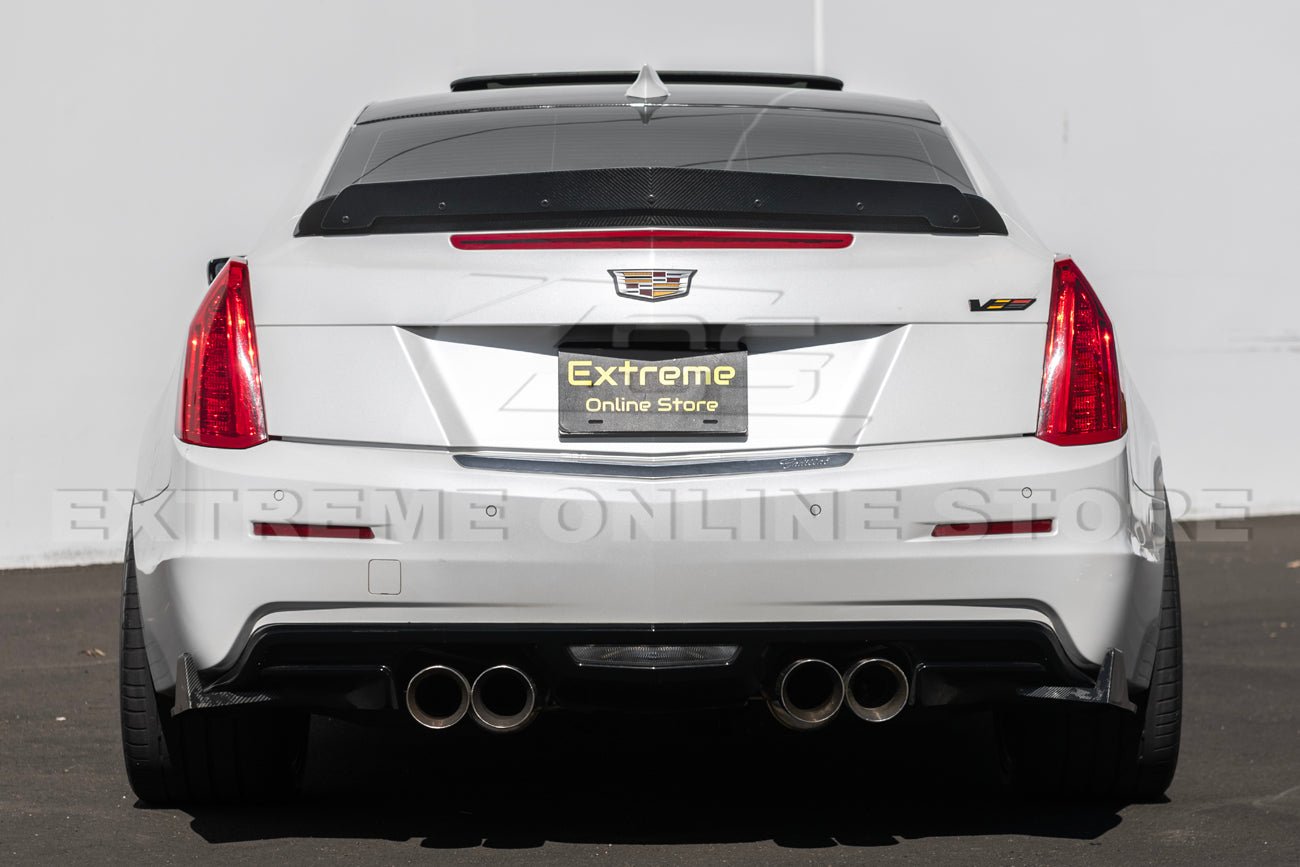 Cadillac ATS-V Coupe Wickerbill Carbon Fiber Rear Wing Spoiler 2016-2019