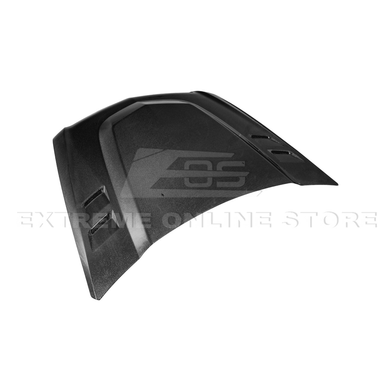 Cadillac CTS-V Double Sided Carbon Fiber Middle Vented Hood 2009-2015