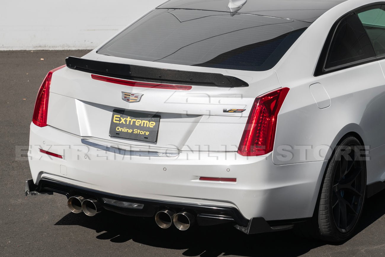 Cadillac ATS-V Coupe Wickerbill Carbon Fiber Rear Wing Spoiler 2016-2019
