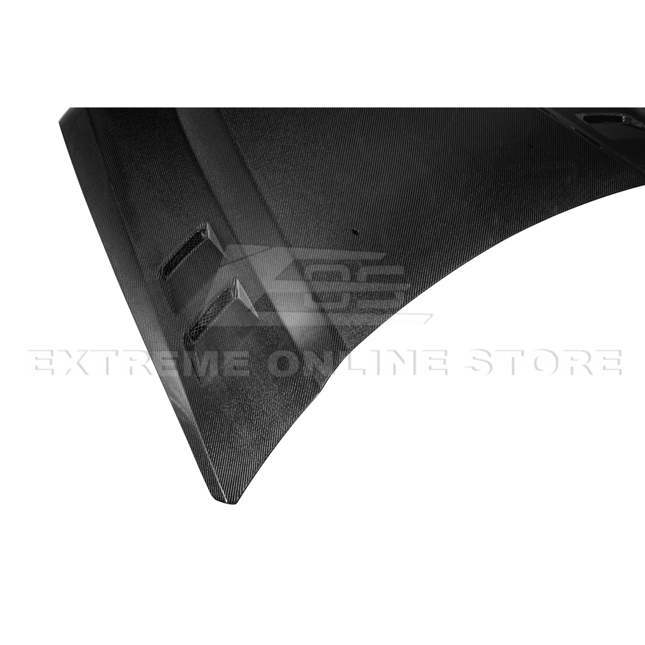 Cadillac CTS-V Double Sided Carbon Fiber Middle Vented Hood 2009-2015