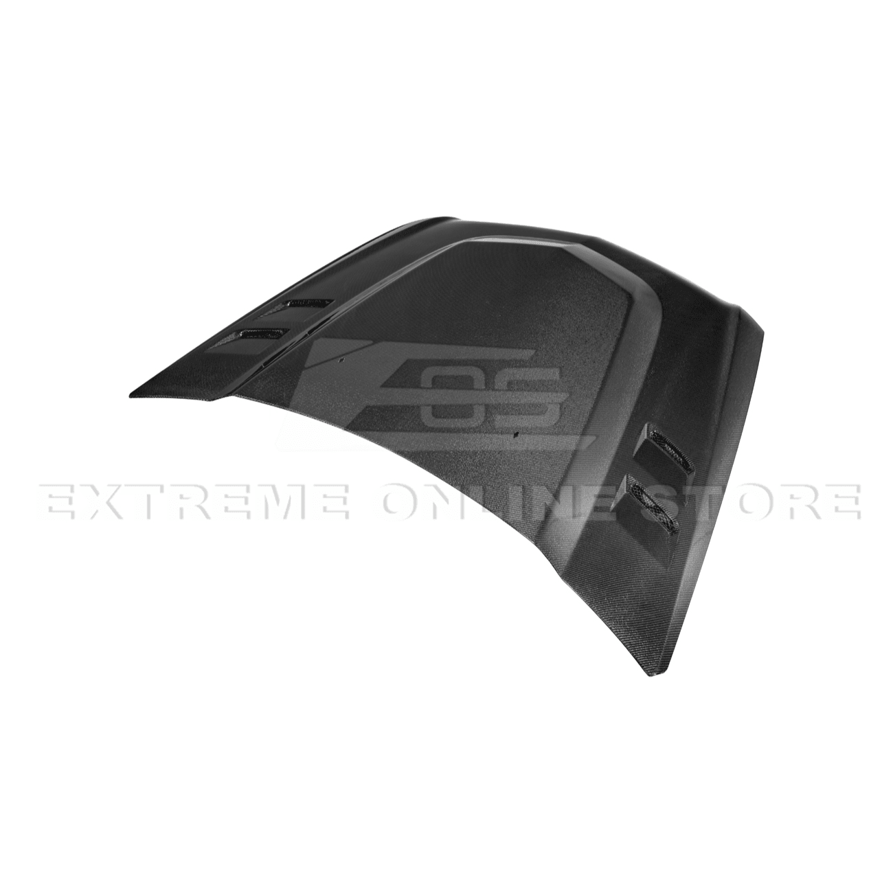 Cadillac CTS-V Double Sided Carbon Fiber Middle Vented Hood 2009-2015