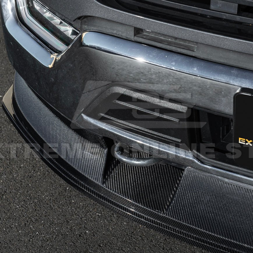 Ford F-150 Carbon Fiber 2PCS Front Bumper Lip Splitter 2021-Up