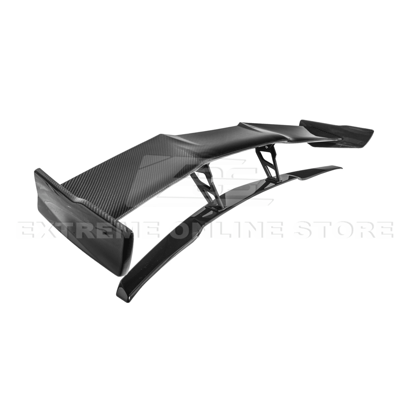 Chevrolet Corvette C7 ZR1 ZTK Style Carbon Fiber High Wing Rear Spoiler Kit 2014-2019