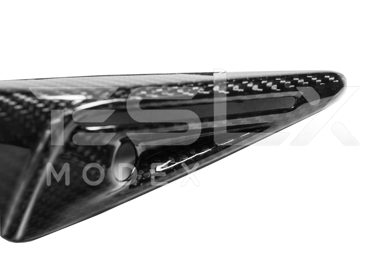 Tesla Model 3 Model Y Carbon Fiber Exterior Camera Cover Set 2020-2024