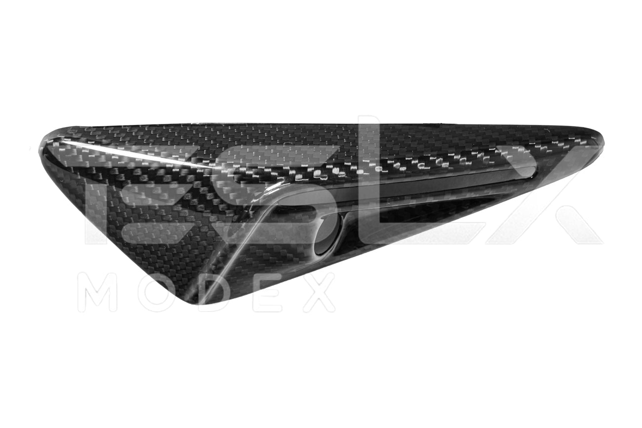 Tesla Model 3 Model Y Carbon Fiber Exterior Camera Cover Set 2020-2024