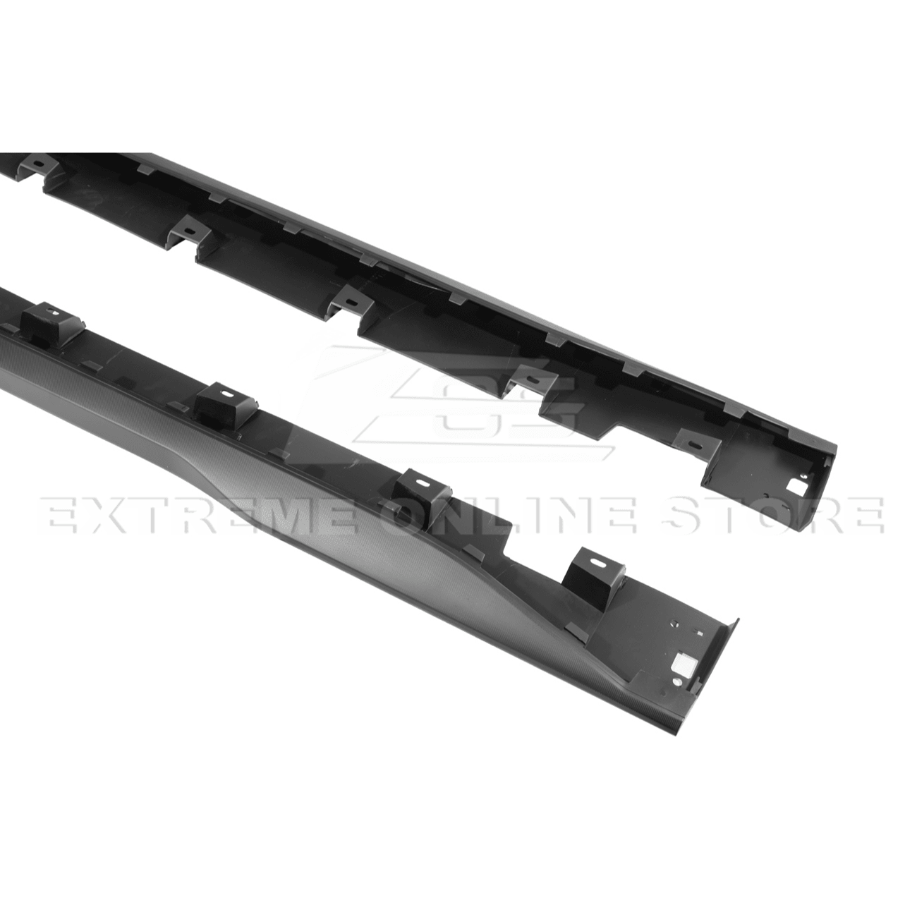 Ford Mustang S550 S650 Dark Horse Style Matte Black Side Skirt Extensions 2015-2023