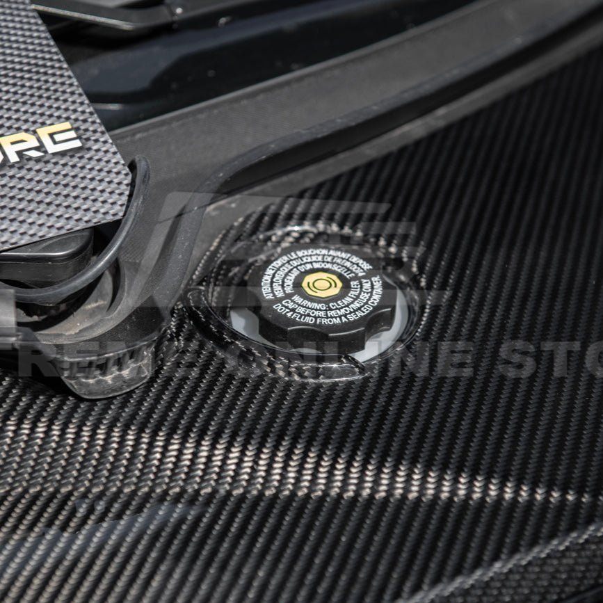 Chevrolet Corvette C8 Factory Style Dry Carbon Fiber Front Trunk Trim Cover Kit 2020-Up