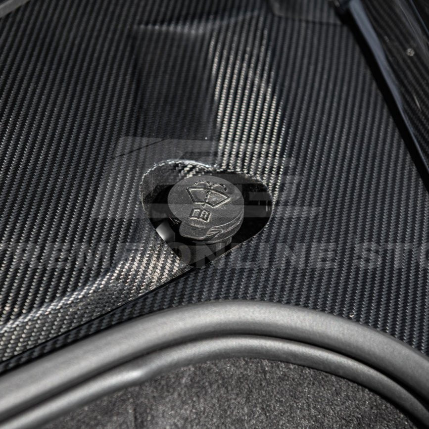 Chevrolet Corvette C8 Factory Style Dry Carbon Fiber Front Trunk Trim Cover Kit 2020-Up