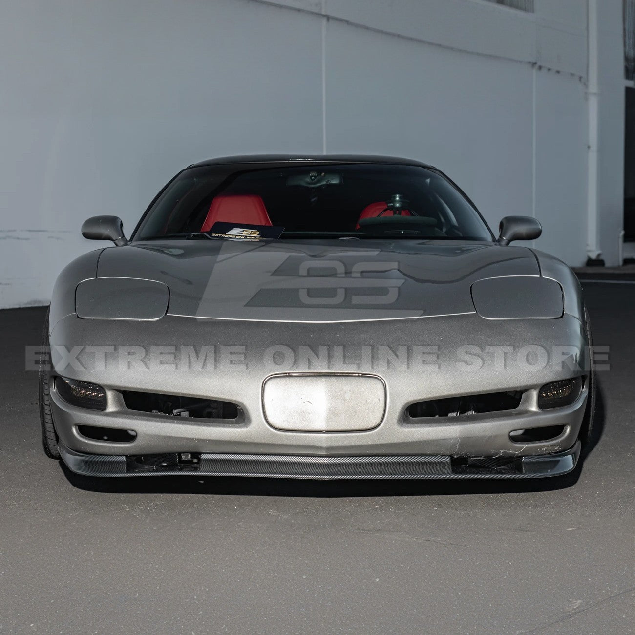 Chevrolet Corvette C5 ZR1 Style Hydro Carbon Front Lip Splitter Side Skirts Aero Kit 1997-2004