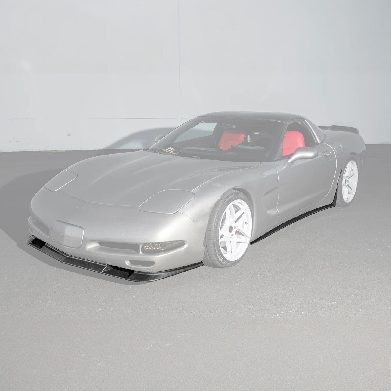 Chevrolet Corvette C5 ZR1 Style Hydro Carbon Front Lip Splitter Side Skirts Aero Kit 1997-2004