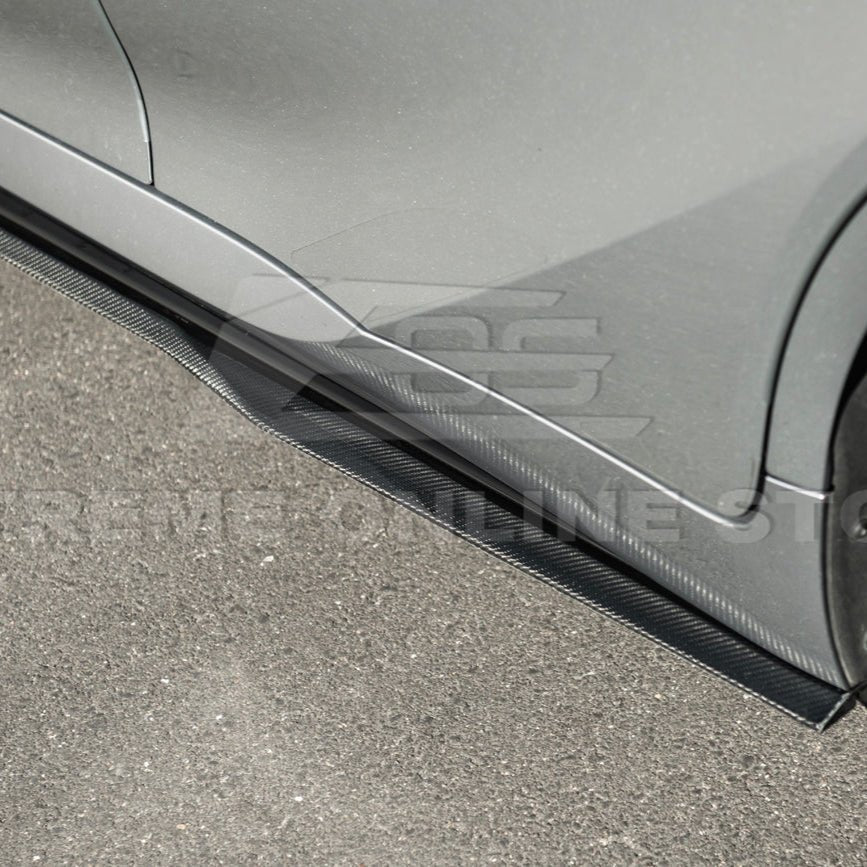 Lexus IS Series XE40 Novel Style Carbon Fiber Side Skirts Extensions 2021-Up