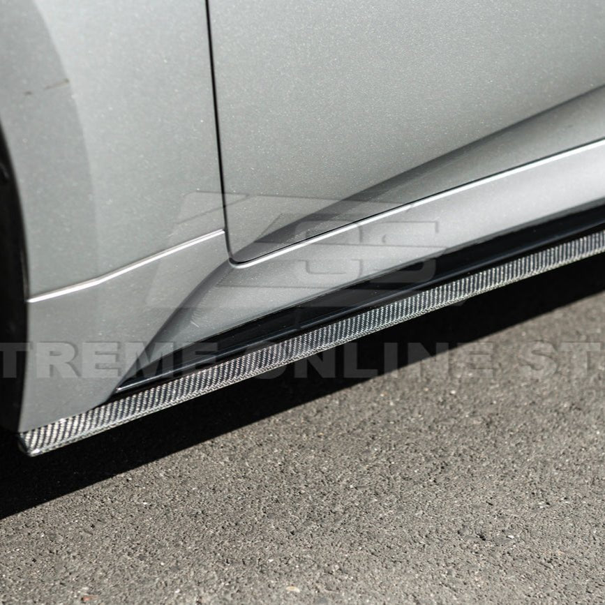 Lexus IS Series XE40 Novel Style Carbon Fiber Side Skirts Extensions 2021-Up