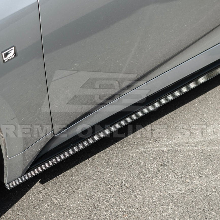 Lexus IS Series XE40 Novel Style Carbon Fiber Front Lip Splitter Side Skirts Kit 2021-Up