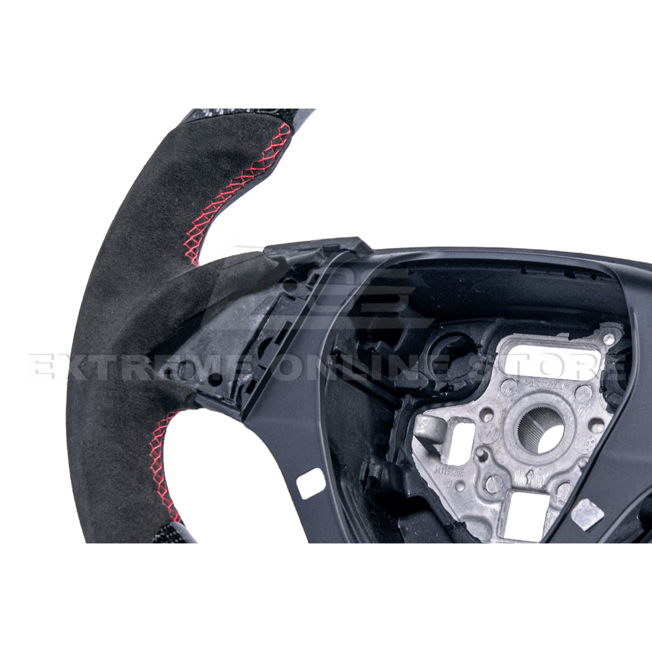 Chevrolet Camaro Carbon Fiber Steering Wheel Alcantara Red Stripe 2016-2024