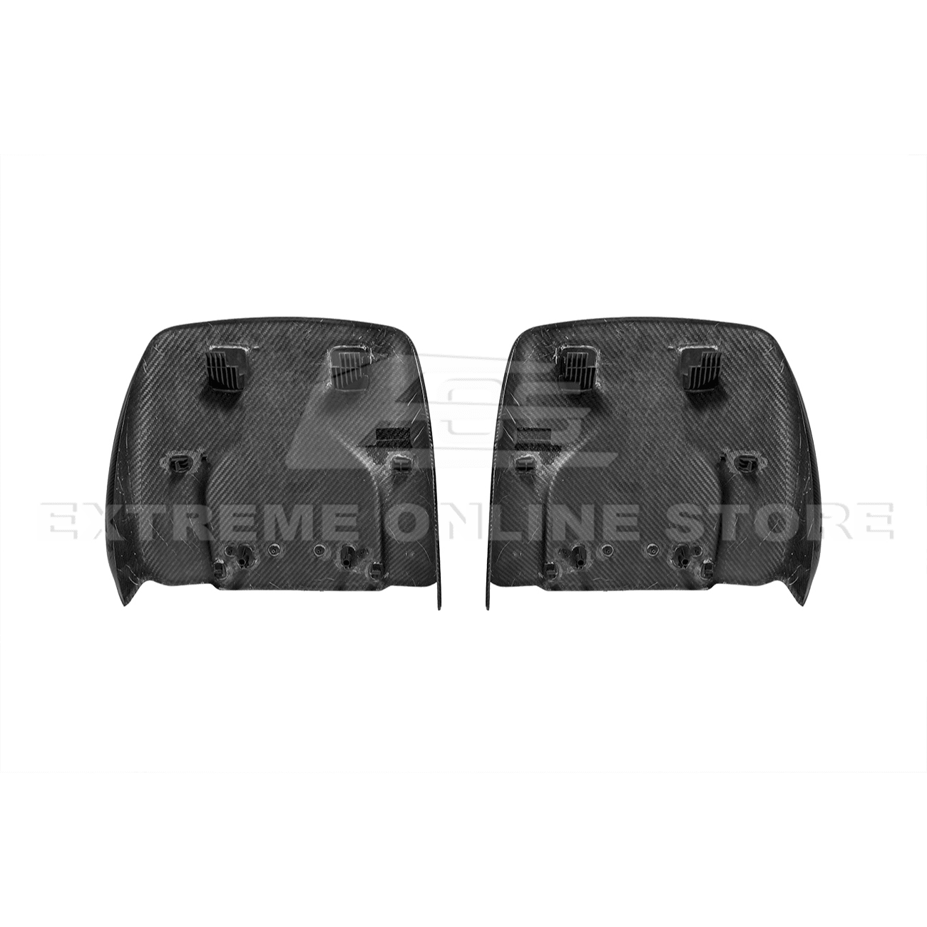Cadillac CTS CTS-V Gen 2 Blackwing Style Dry Carbon Fiber Seat Back Covers 2009-2015