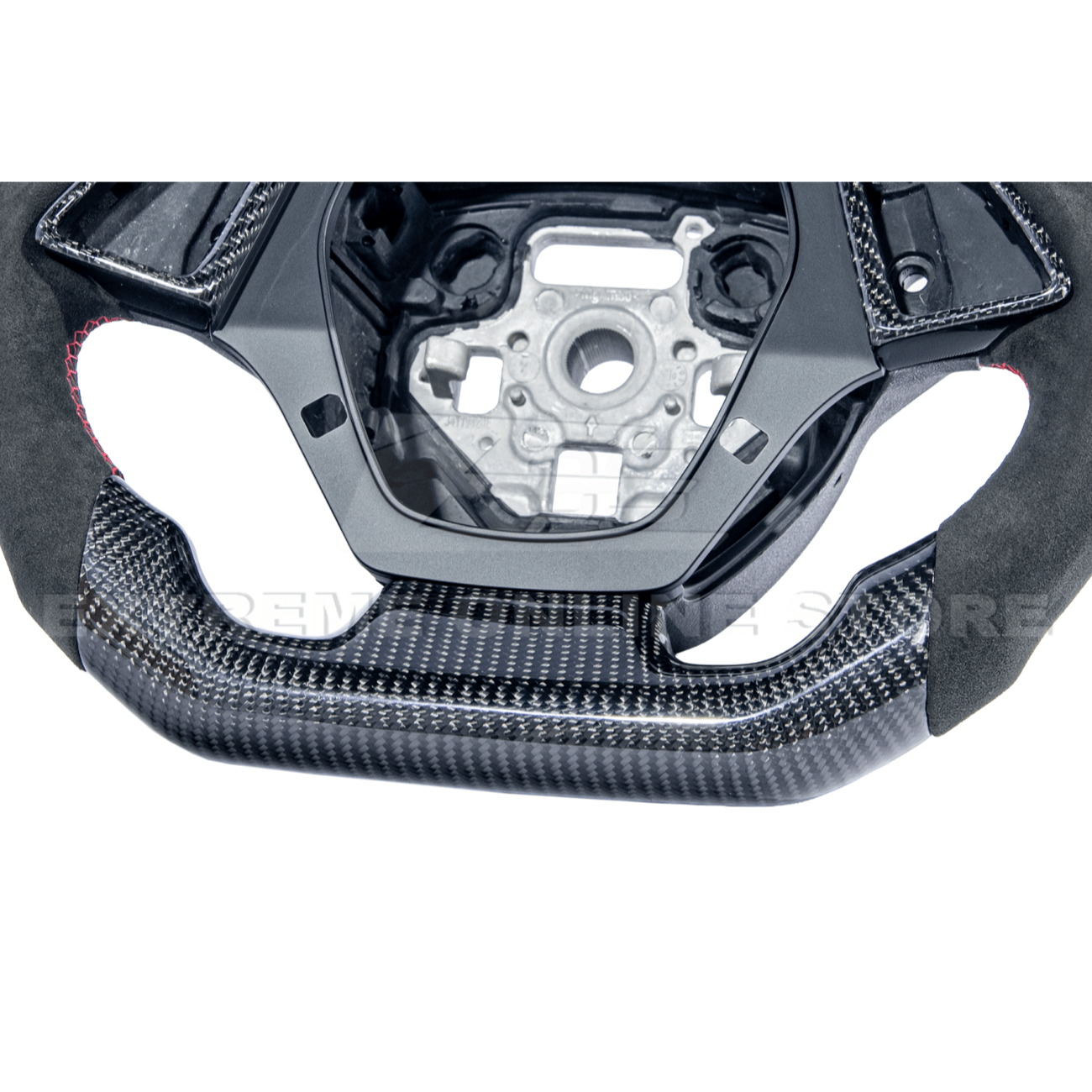 Chevrolet Camaro Carbon Fiber Steering Wheel Alcantara Red Stripe 2016-2024