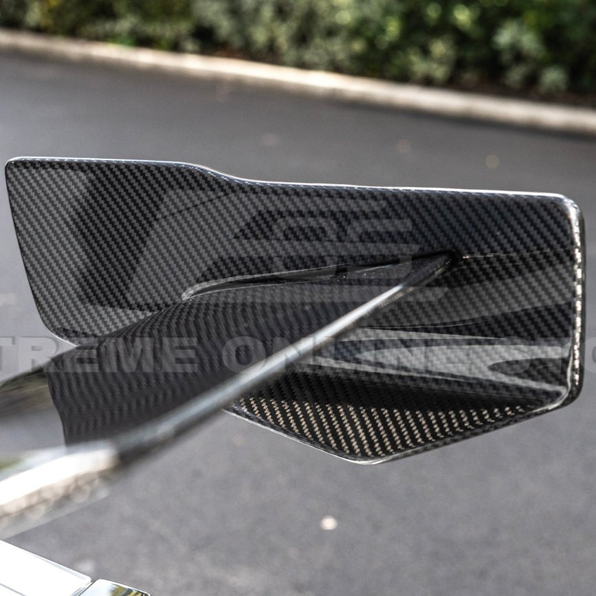 Chevrolet Corvette C7 ZR1 ZTK Style Carbon Fiber High Wing Rear Spoiler Kit 2014-2019