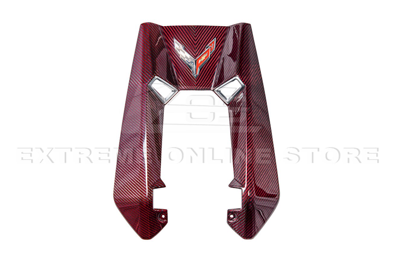 Chevrolet Corvette C8 Z06 Dry Red Carbon Engine Bay Panel Cover Kit 2023-Up