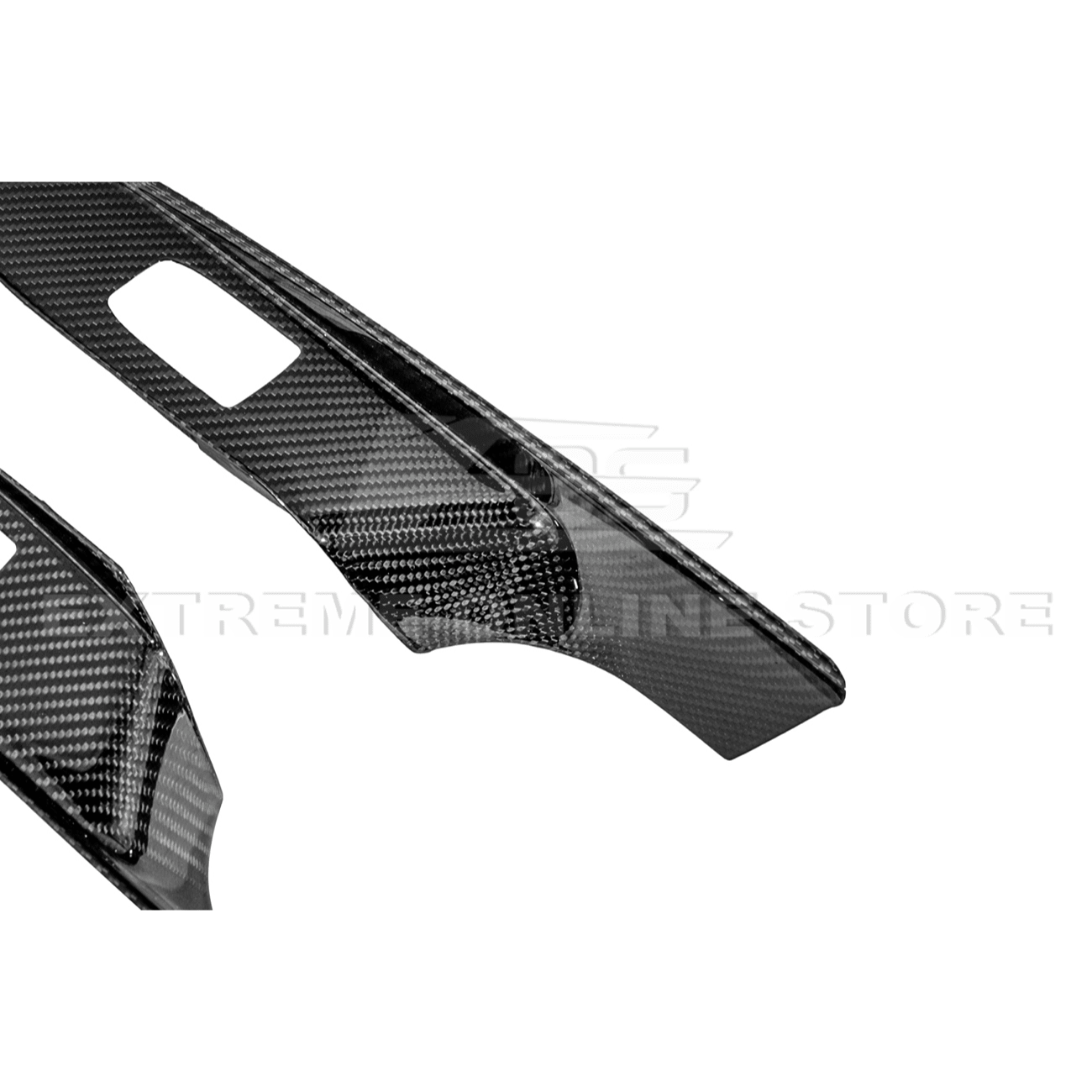 Chevrolet Corvette C8 Dry Carbon Fiber Side Window Switch Control Panel Cover 2020-Up