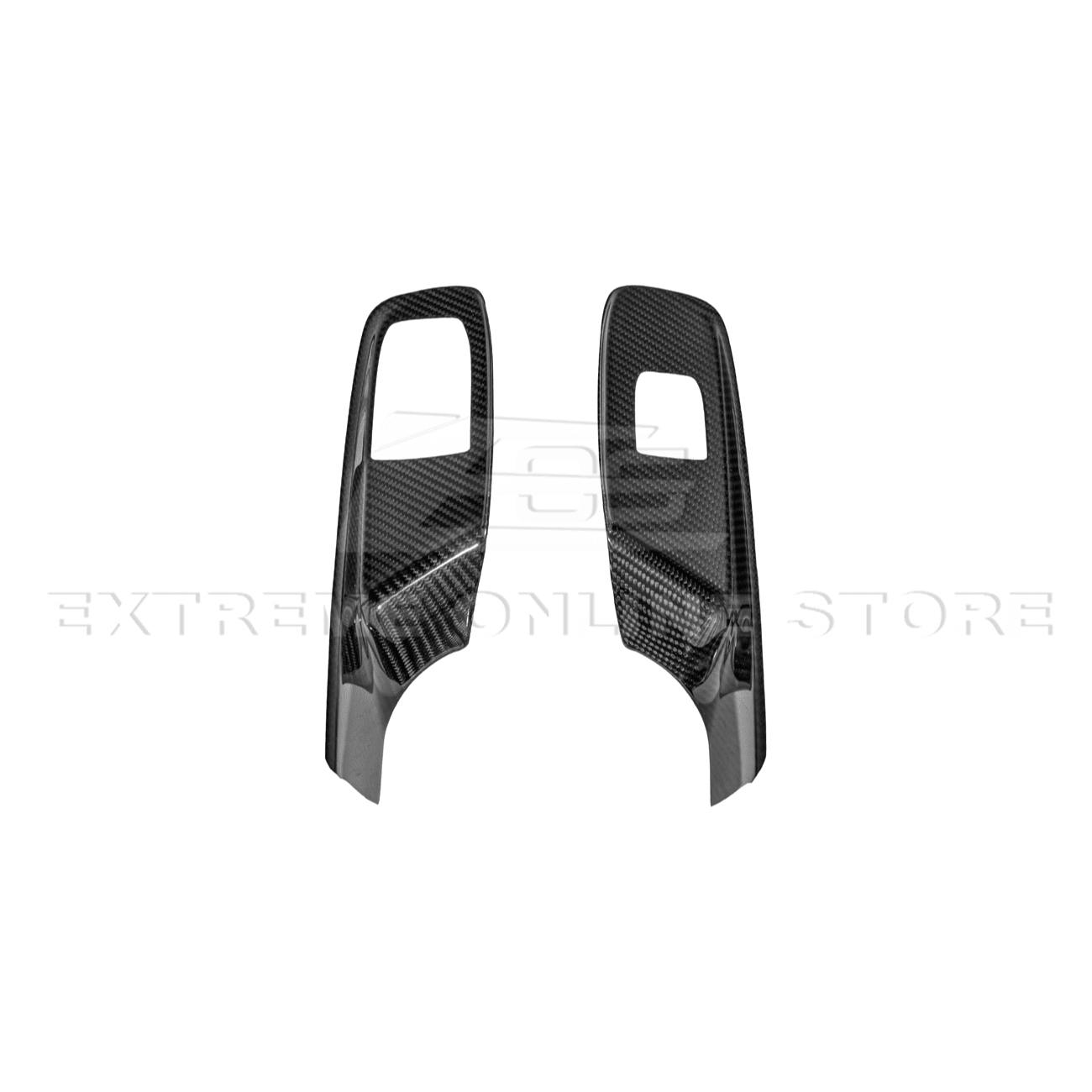 Chevrolet Corvette C8 Dry Carbon Fiber Side Window Switch Control Panel Cover 2020-Up