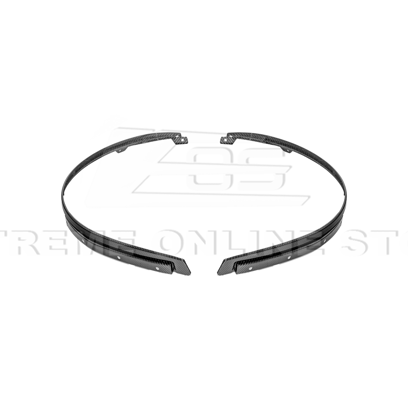 Mustang S650 Dry Carbon Fiber Front Quarter Fender Flare Extensions 2024-Up