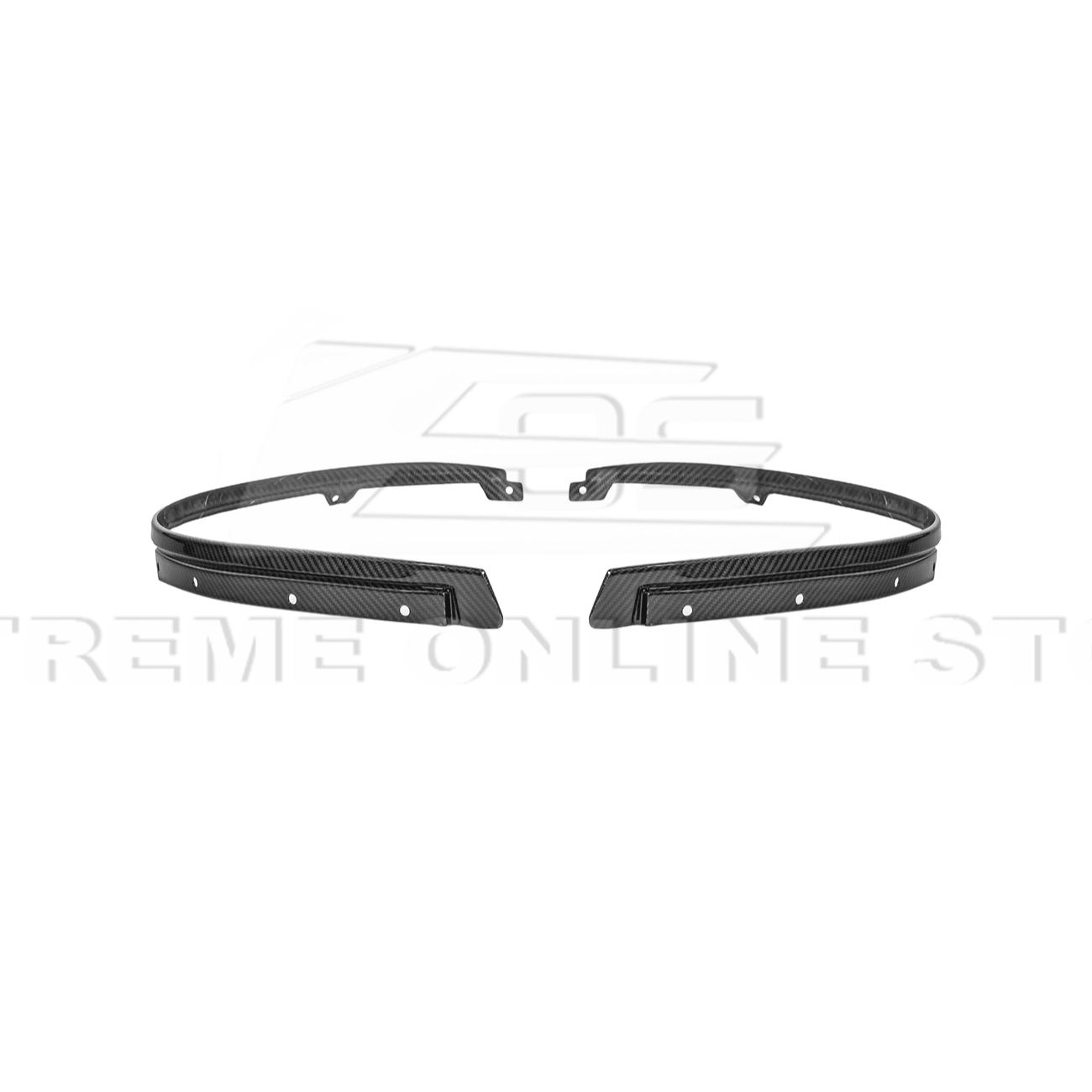 Mustang S650 Dry Carbon Fiber Front Quarter Fender Flare Extensions 2024-Up
