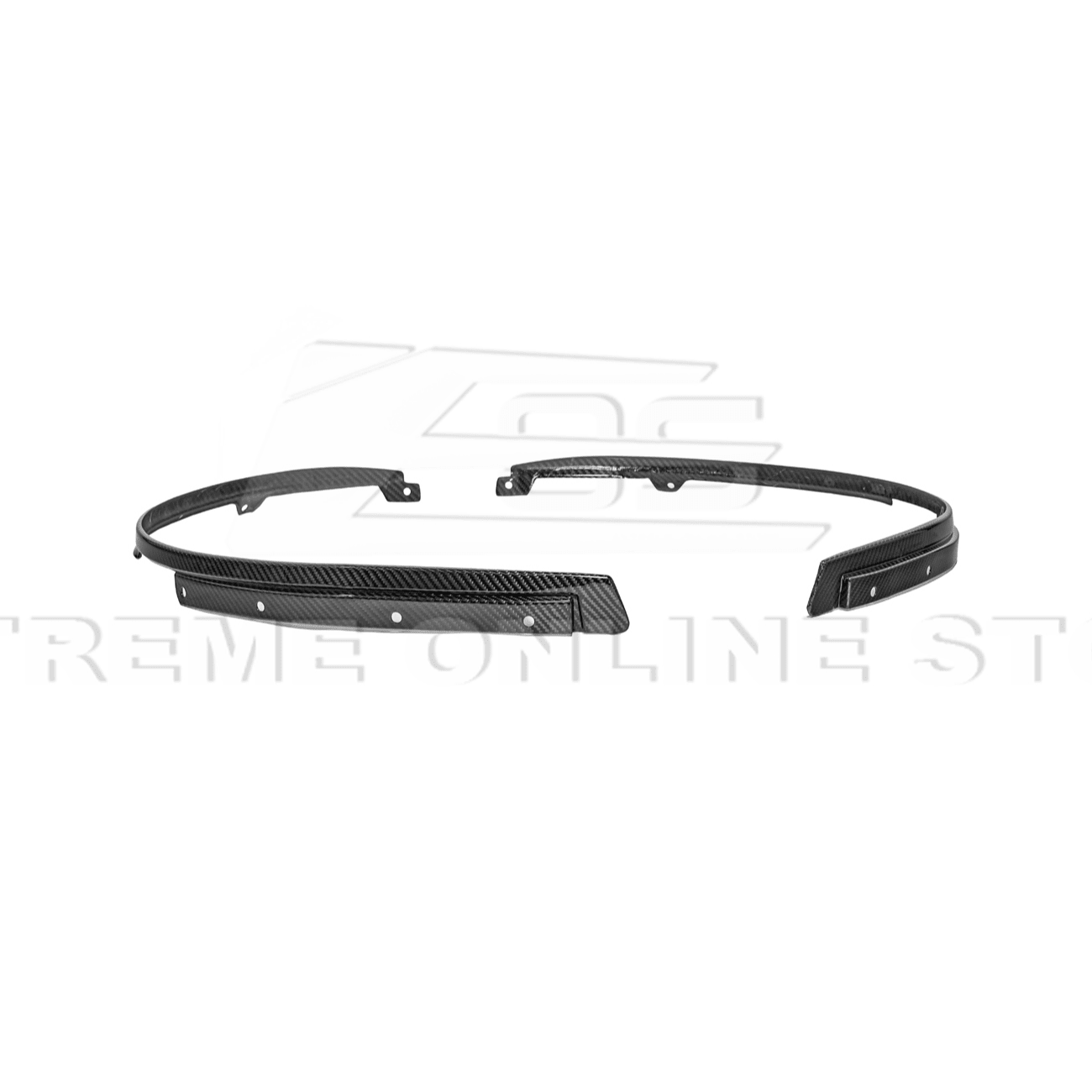 Mustang S650 Dry Carbon Fiber Front Quarter Fender Flare Extensions 2024-Up