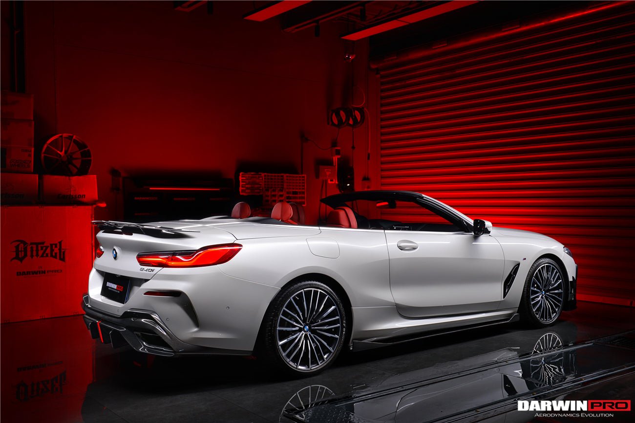 2018-2022 BMW 8 Series G14 Convertible/G15 Coupe IMP Performance Carbon Fiber Side Skirts (Add On)