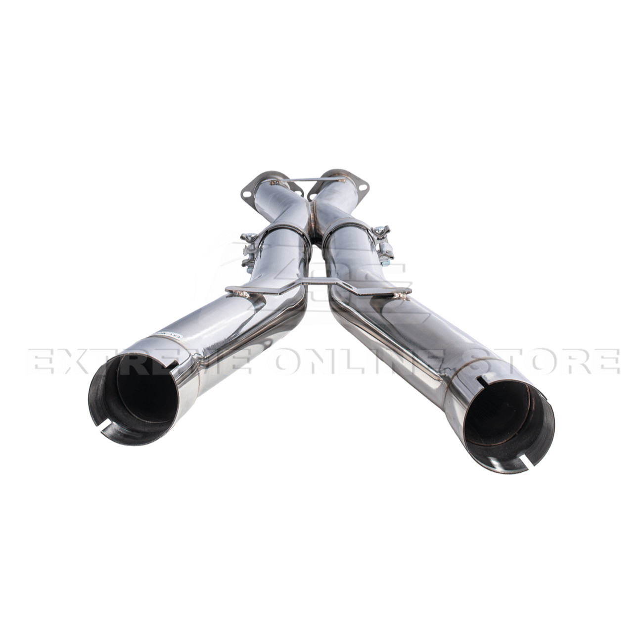 Chevrolet Corvette C6 Z06 ZR1 3 Inch X-Pipe T-304 Stainless Steel Exhaust Mid Pipe 2006-2011