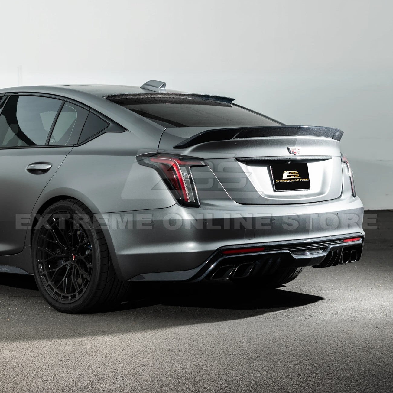 Cadillac CT5 / CT5-V Carbon Fiber Rear Roof Window Spoiler 2020-Up