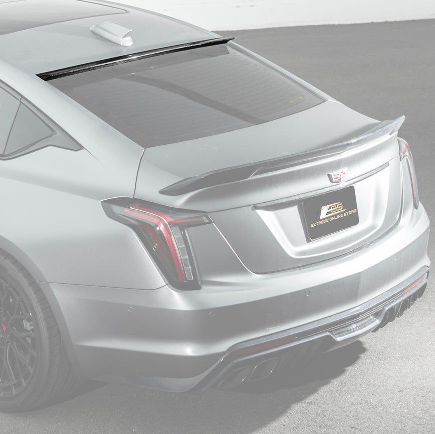 Cadillac CT5 / CT5-V Carbon Fiber Rear Roof Window Spoiler 2020-Up