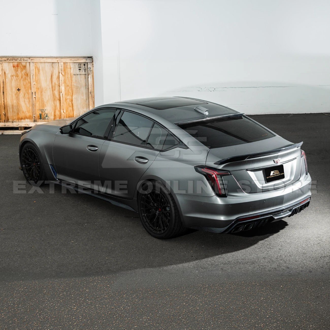 Cadillac CT5 / CT5-V Carbon Fiber Rear Roof Window Spoiler 2020-Up