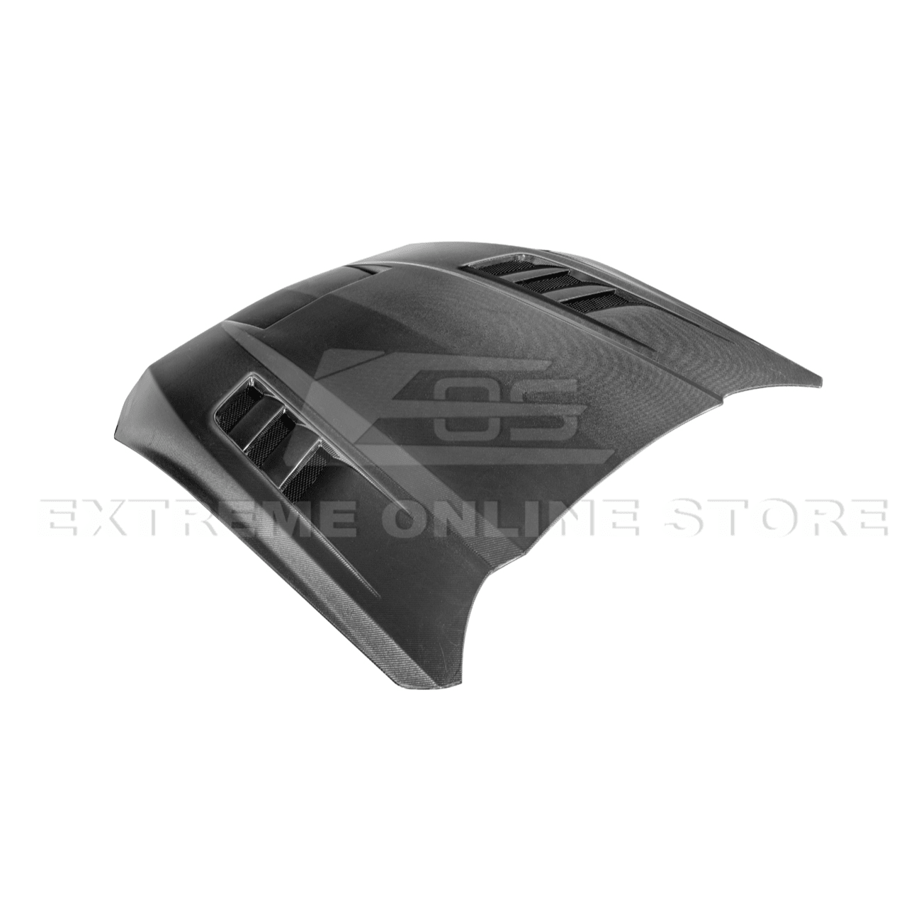 Ford Mustang S650 Terminator Style Carbon Fiber Front Bumper Hood Vented Cover 2024-Present