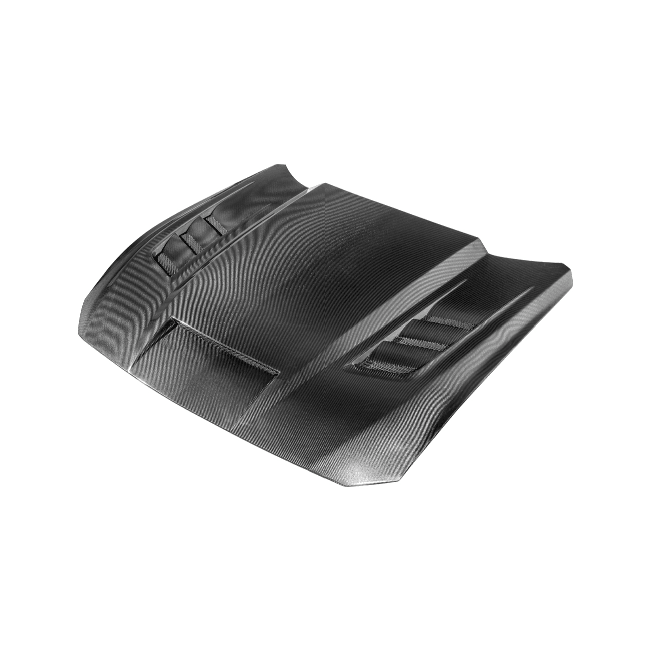 Ford Mustang S650 Terminator Style Carbon Fiber Front Bumper Hood Vented Cover 2024-Present