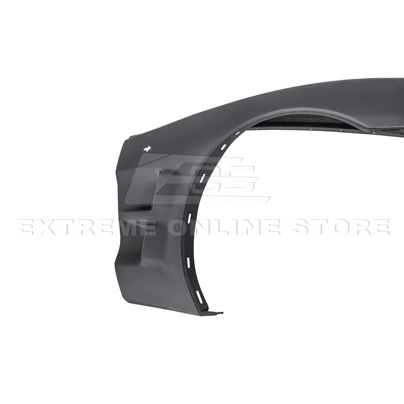 Chevrolet Corvette C6 ZR1 Style Carbon Fiber / Matte Black Front Wide Body Fender Pair 2005-2013